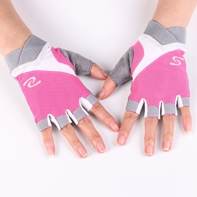 Gants de fitness pour hommes et femmes respirant demi-doigt