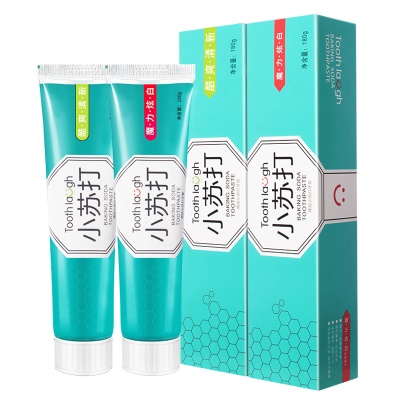 MEIRONGDAO Dentifrice au bicarbonate de soude à la menthe pour nettoyer les dents