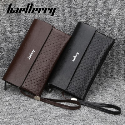 Baellerry Portefeuille homme en cuir PU avec boucle magnétique