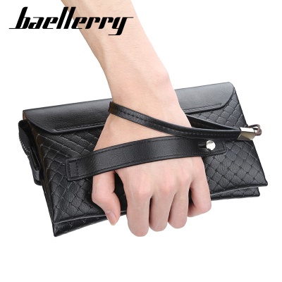 Baellerry Portefeuille homme en cuir PU avec boucle magnétique