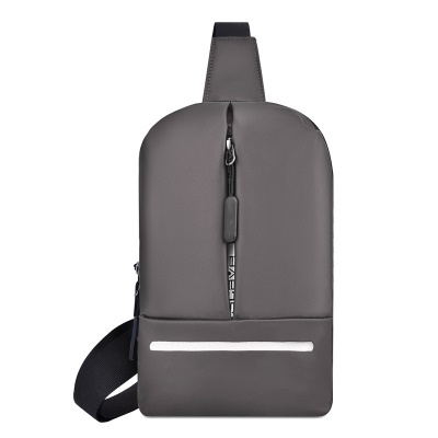 Sac à bandoulière pour homme tissu Oxford  avec bandes réfléchissantes