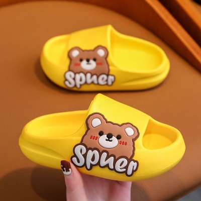 Babouches pour enfants avec semelle souple et anti-dérapante