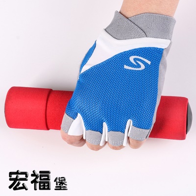 Gants de fitness pour hommes et femmes respirant demi-doigt