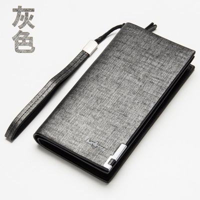 Portefeuille pour homme baellerry avec fermeture à glissière en cuir PU avec fermeture à glissière