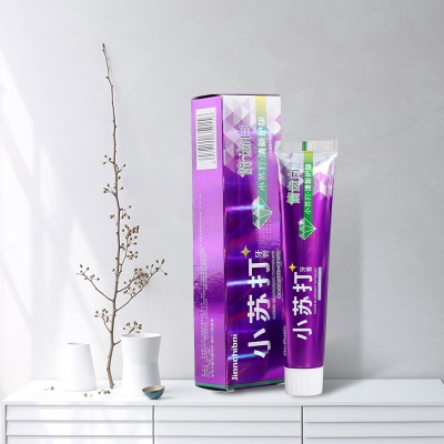 JIANCHIBAI Dentifrice au bicarbonate de soude au goût de chrysanthème/menthe 100g contient du fluor