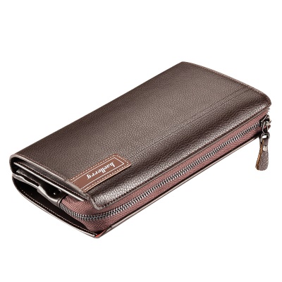 Baellerry Porte feuille pour hommes litchi modèle PU cuir