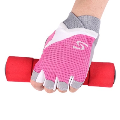 Gants de fitness pour hommes et femmes respirant demi-doigt