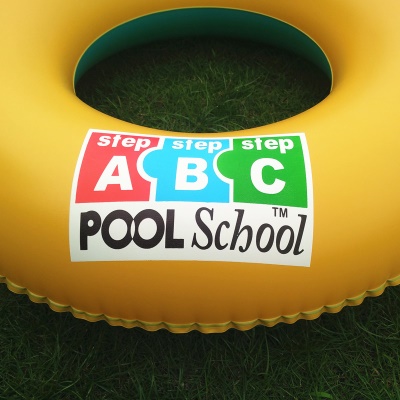 Anneau de natation gonflable en PVC matériau AB anneau