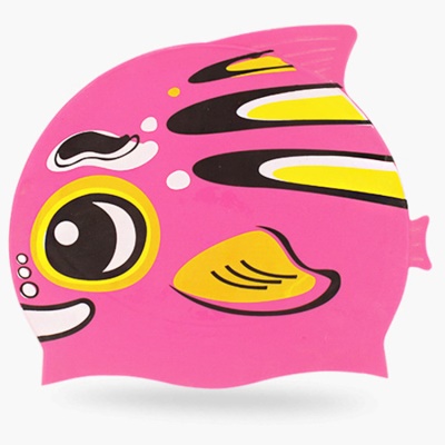 QILANG Bonnet de bain en silicone imperméable bande dessinée pour enfants