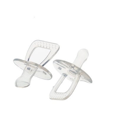 Tétine bébé liquide en silicone transparent