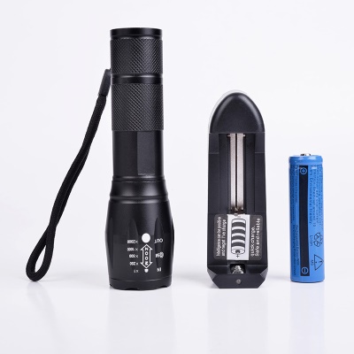 KOHURJ lampe  torche de poche en alliage d'aluminium poignée à la main mise au point télescopique