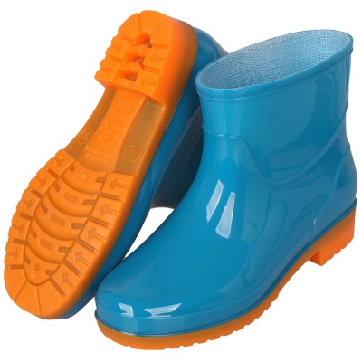 Chaussures  bottes de pluie pour  femmes anti-dérapantes et imperméables en PVC