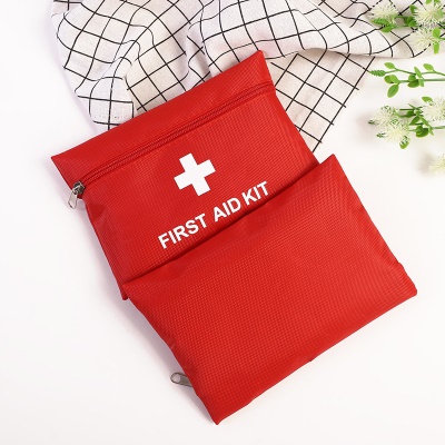 JIEMAO Trousse de premiers soins Set de 12 pièces en tissu Oxford portable et imperméable