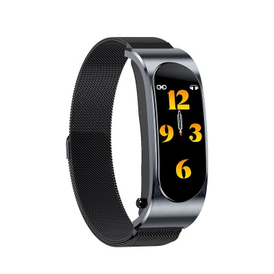 Bracelet -casque Bluetooth 2 en 1 Podomètre cardiofréquencemètre/moniteur de sommeil