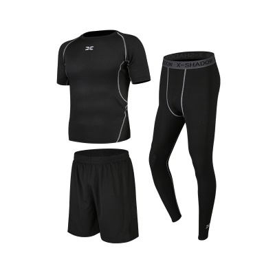 Vêtements de sport pour hommes six pièces à séchage rapide et  respirants