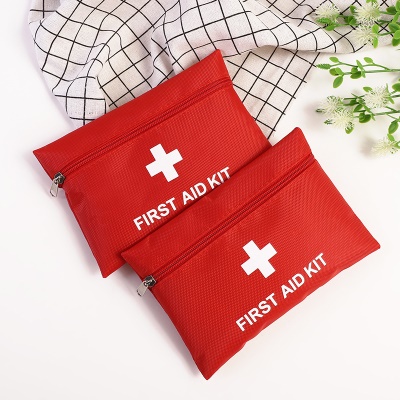 JIEMAO Trousse de premiers soins Set de 12 pièces en tissu Oxford portable et imperméable