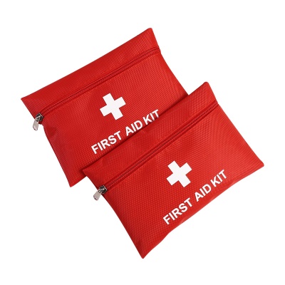 JIEMAO Trousse de premiers soins Set de 12 pièces en tissu Oxford portable et imperméable