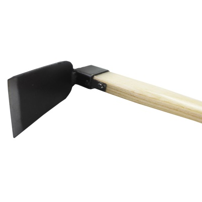 DEAO  Outils de jardin Houe en acier au carbone manche en bois