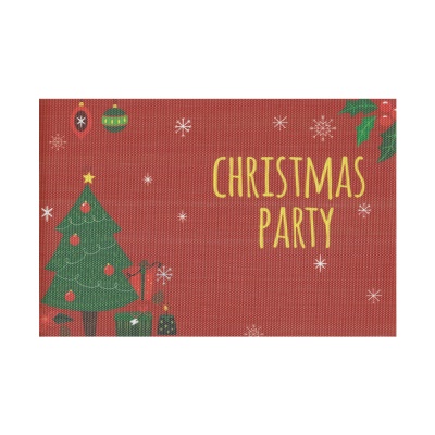 Tapis de table série Noël à Isolation thermique sans lavage