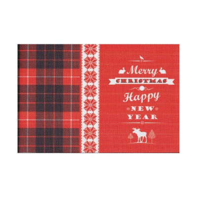 Tapis de table série Noël à Isolation thermique sans lavage