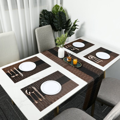 Nappe de table en PVC tissé