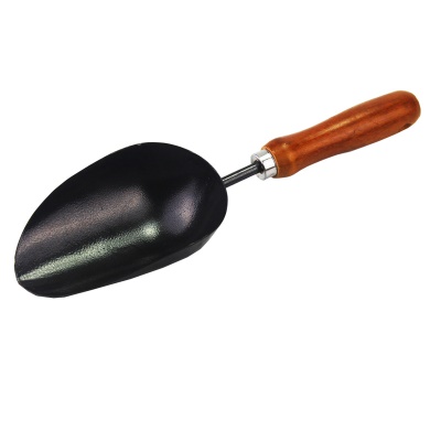 DEAO Outils de jardinage Pelle cylindre avec manche en acajou