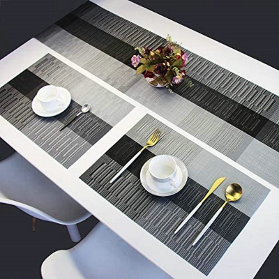 Nappe de table en PVC tissé