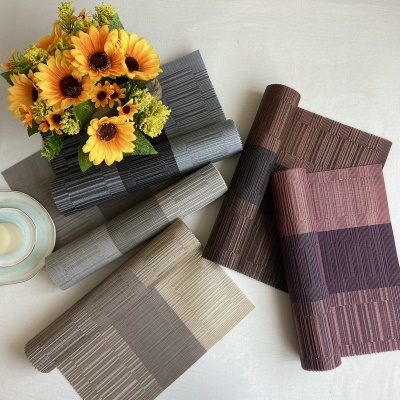 Nappe de table en PVC tissé