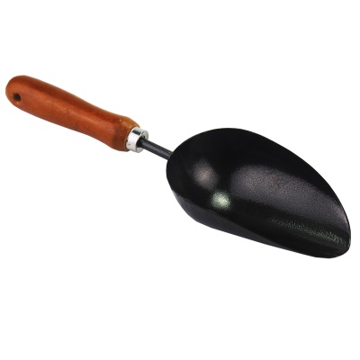 DEAO Outils de jardinage Pelle cylindre avec manche en acajou