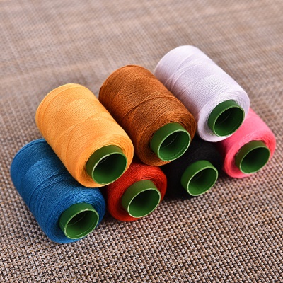 OUTUOU boîte de couture et de fil Set de 10 pièces double couche de coton de couleur fil