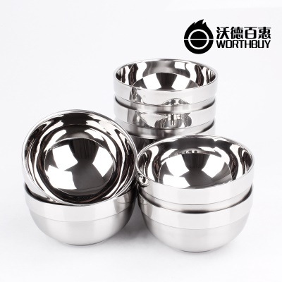 WORTHBUY  Bol en acier inoxydable double isolation thermique