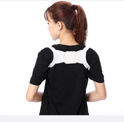 JUNLAIKANG Bande élastique tricotée  pour correction  de bosse du dos Réglage de la position assise et de la posture