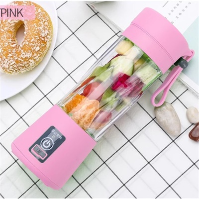 BAOXI Mini centrifugeuse électrique portable rechargeable USB 6 lames Mixeur pour jus de fruits