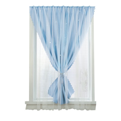 Rideaux autocollants de maison sans perforation du mur