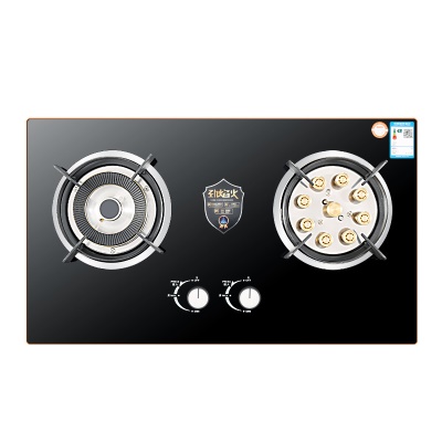 Cuisinière à gaz domestique à double usage intégrée