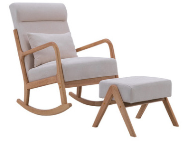 Chaise à bascule Nordic en bois massif