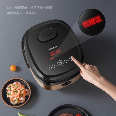 Cuiseur à riz intelligent et multifonction 3L