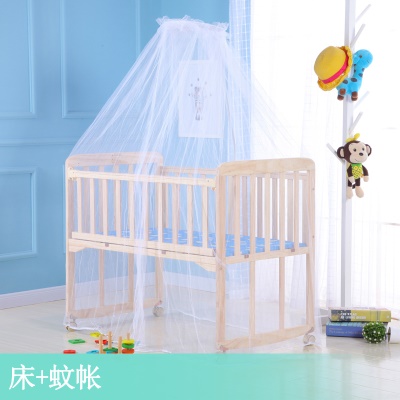 Lit de bébé en bois massif transformable en  table de bureau