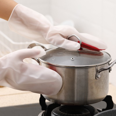 Gant de vaisselle gants cuisine nettoyage durable en silicone