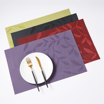 Set de table carré en PVC style européen  housse