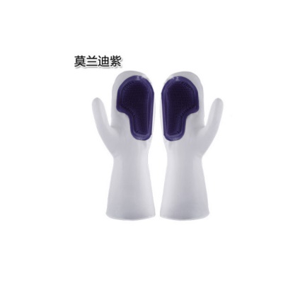 Gant de vaisselle gants cuisine nettoyage durable en silicone