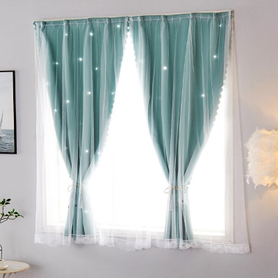 Rideaux autocollants de maison sans perforation du mur