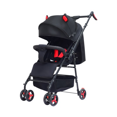 Poussette à quatre roues pliant bidirectionnel pour bébé