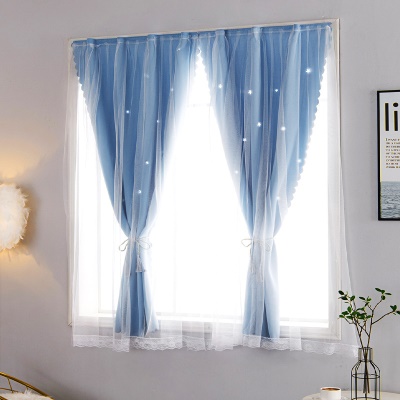 Rideaux autocollants de maison sans perforation du mur