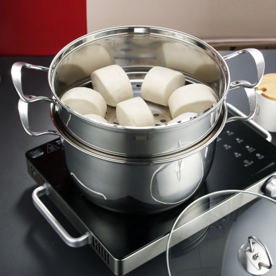 LECHU  Casserole à soupe amphores en acier inoxydable