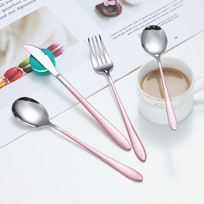 Ensemble de 16 couverts en acier inoxydable couteaux et fourchettes