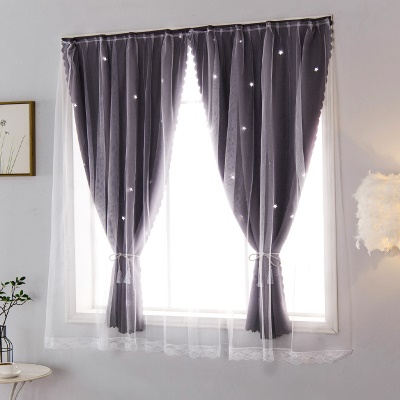 Rideaux autocollants de maison sans perforation du mur