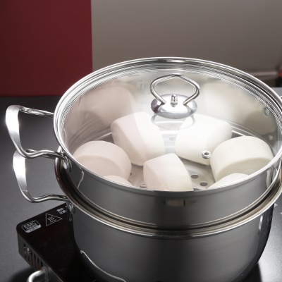LECHU  Casserole à soupe amphores en acier inoxydable