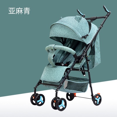 Poussette à quatre roues pliant bidirectionnel pour bébé