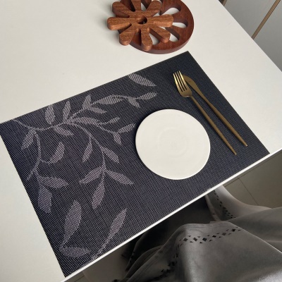 Set de table carré en PVC style européen  housse